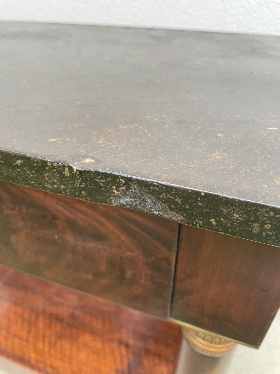 19th Century Mahogany Empire Console -photo-4