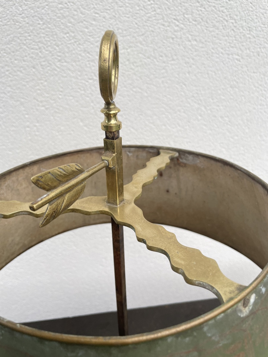 19th Century Bronze Hot Water Bottle Lamp -photo-4