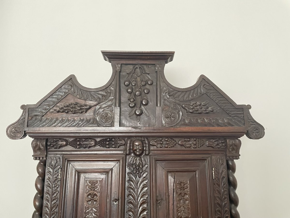 Louis XIII Period Walnut Sideboard-photo-2