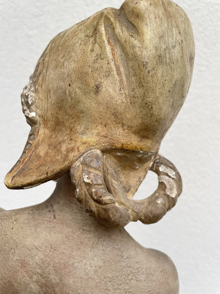LA PORTEUSE D’EAU EN TERRE CUITE (GOLDSCHEIDER FRIEDRICH)-photo-5