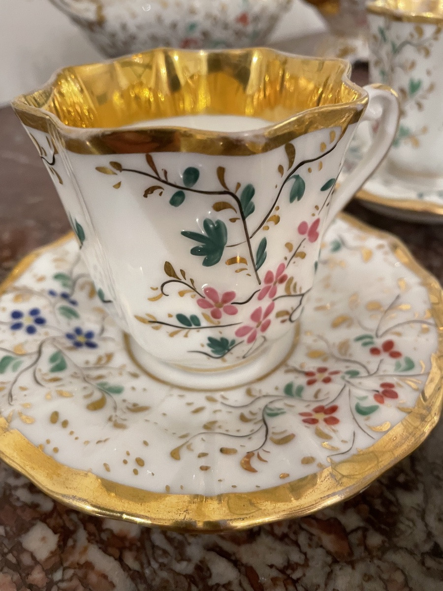 19th Century Paris Porcelain Coffee Service -photo-4