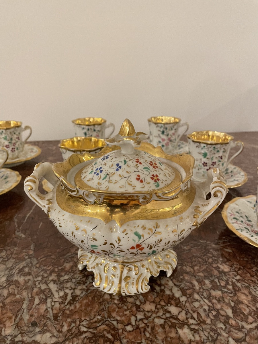 19th Century Paris Porcelain Coffee Service -photo-7