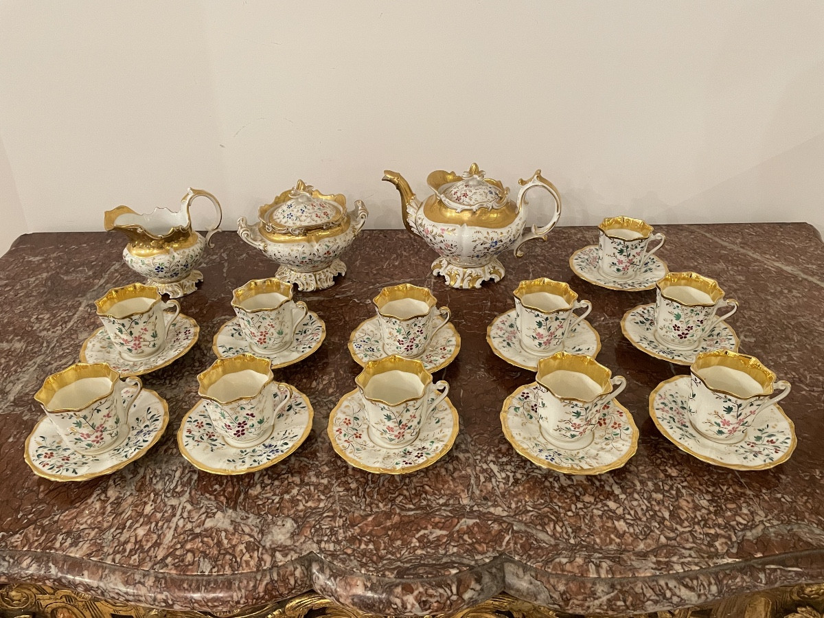 19th Century Paris Porcelain Coffee Service 