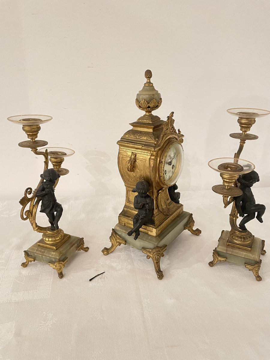 Garniture de Cheminée Napoleon III-photo-6