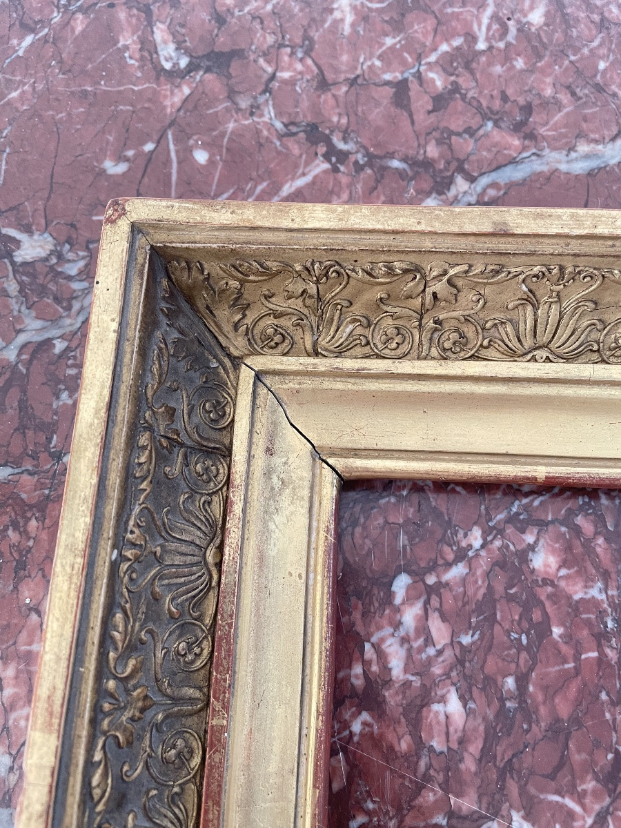 Gilded Wood Frame XIX Century-photo-3