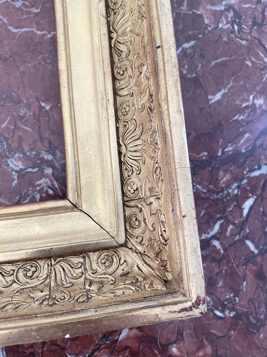 Gilded Wood Frame XIX Century-photo-5