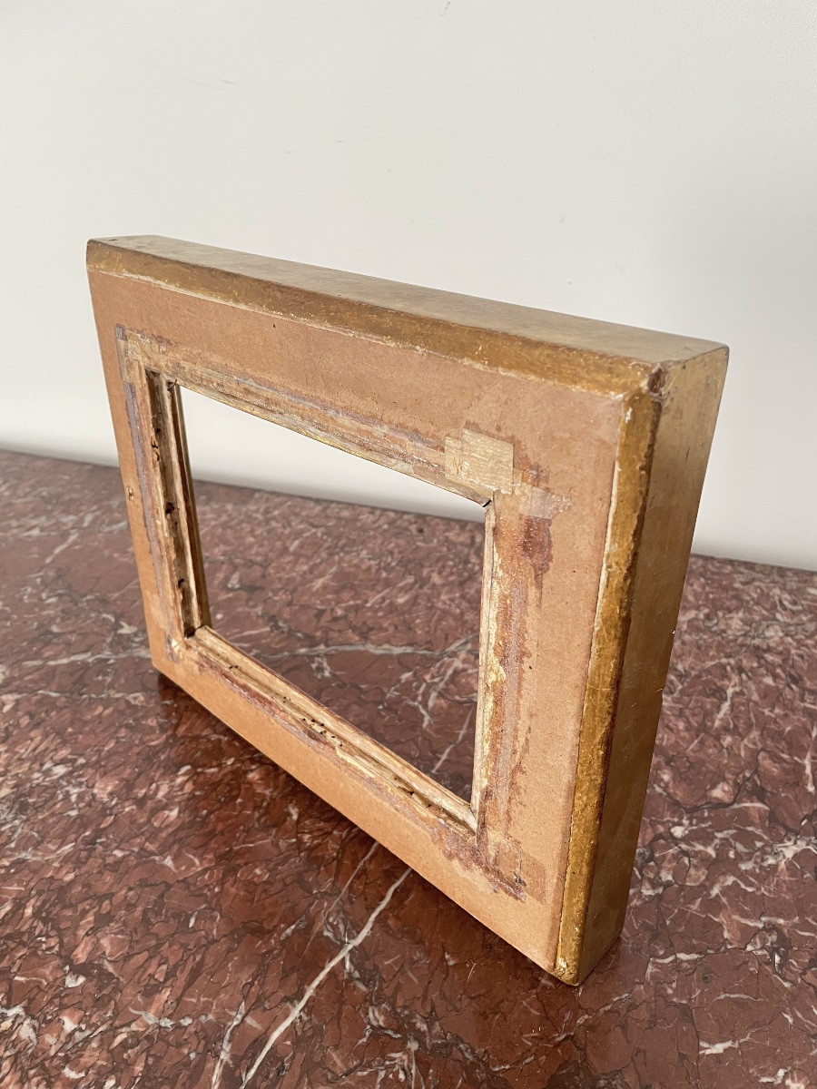 Gilded Wood Frame XIX Century-photo-8