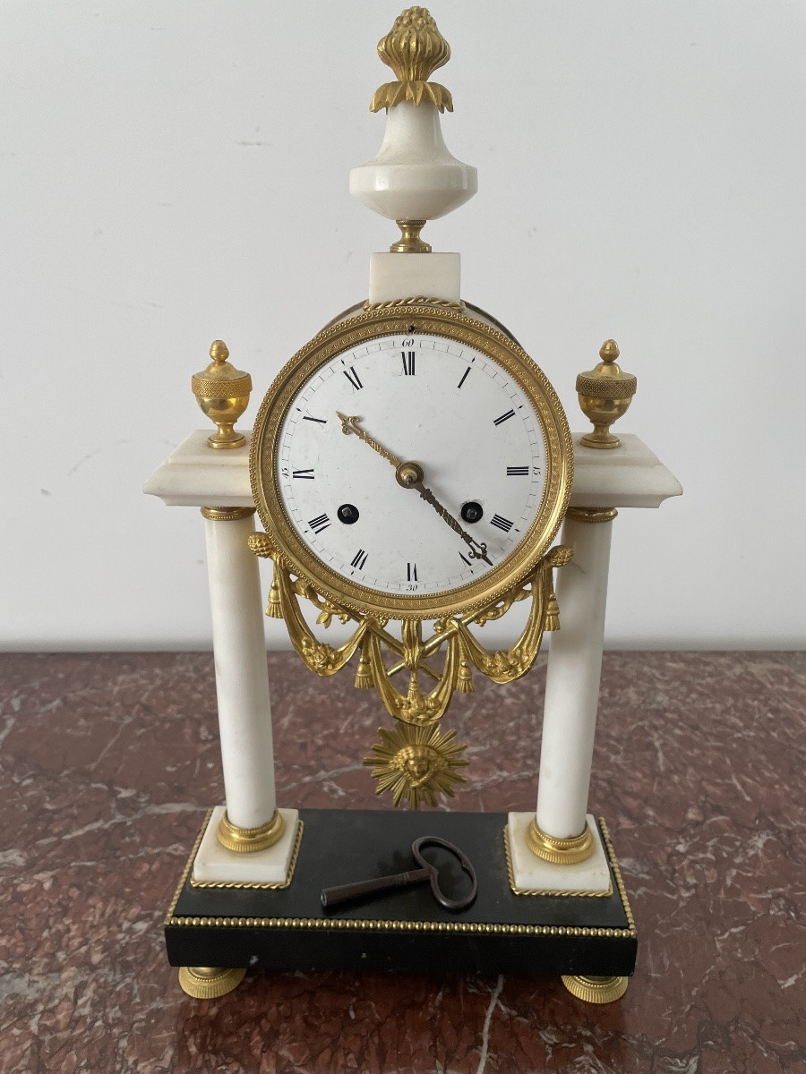 Louis XVI Portique Clock-photo-3