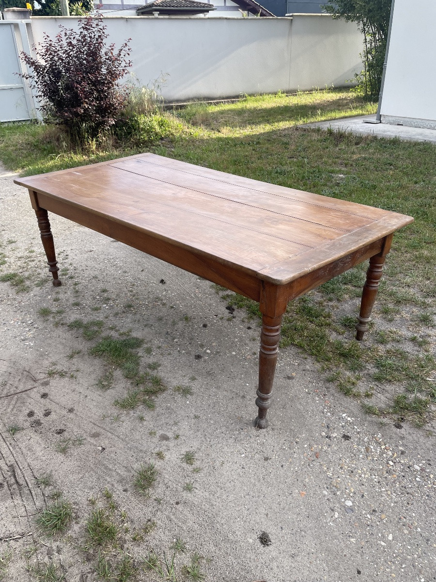 XIX Century Farm Table-photo-4