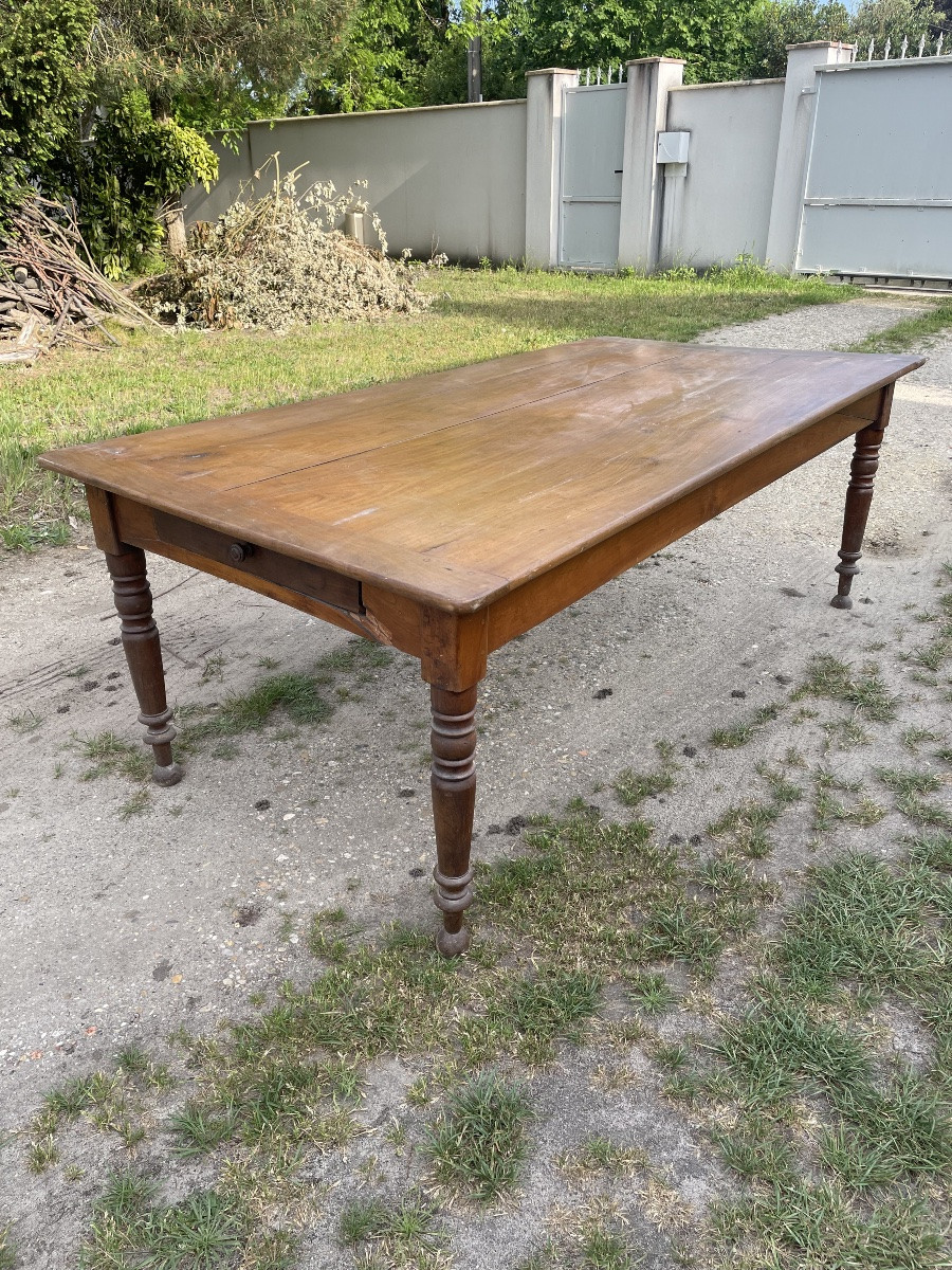 XIX Century Farm Table-photo-3