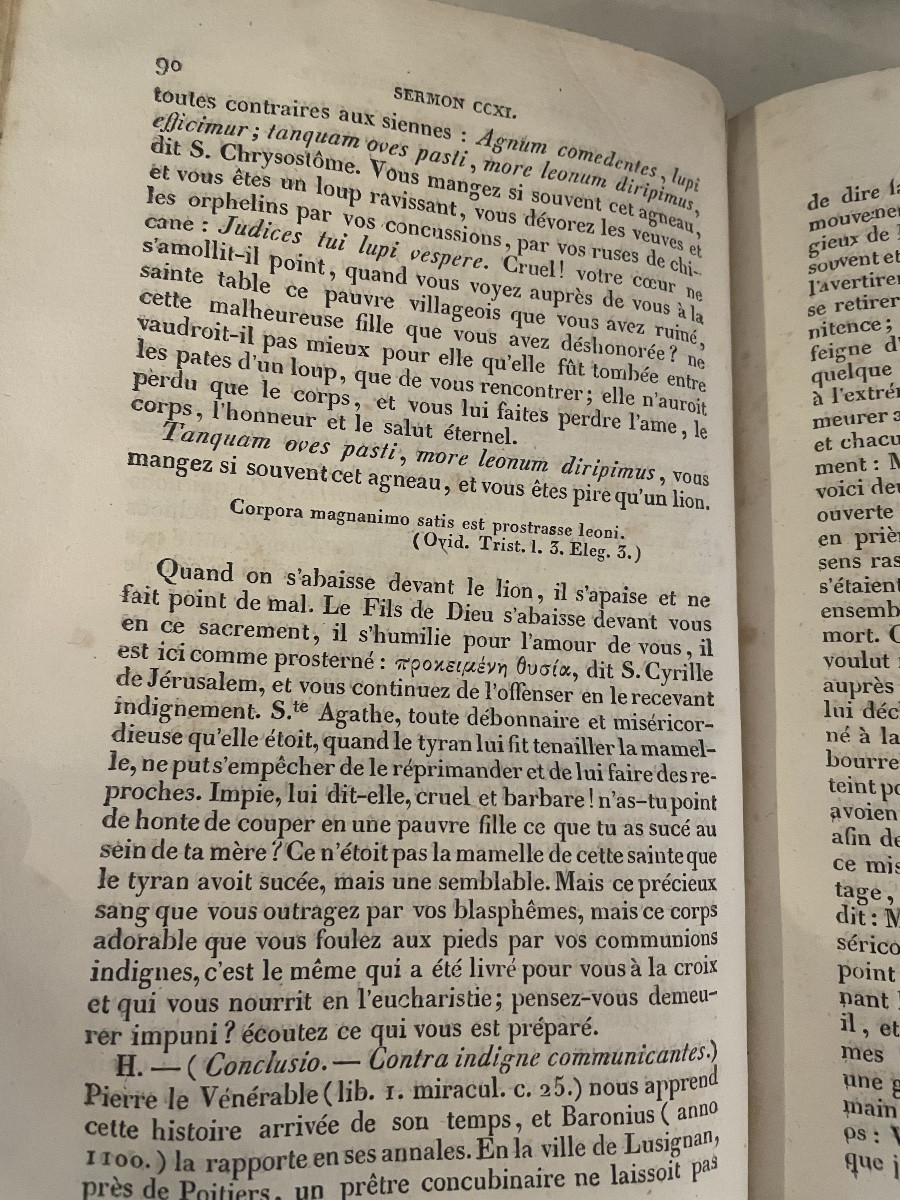 Le Missionnaire De l'Oratoire Où Sermons 13 Volumes XIX Siècle-photo-4