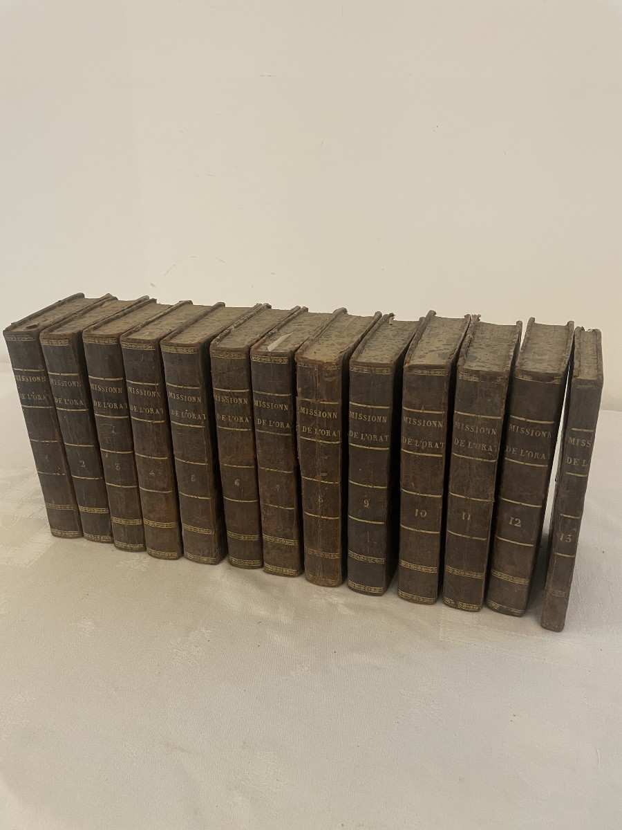 Le Missionnaire De l'Oratoire Où Sermons 13 Volumes XIX Siècle