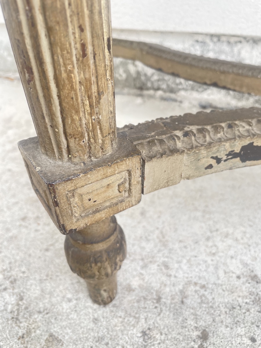 Grande console Louis XVI d’époque XVIII siècle -photo-1