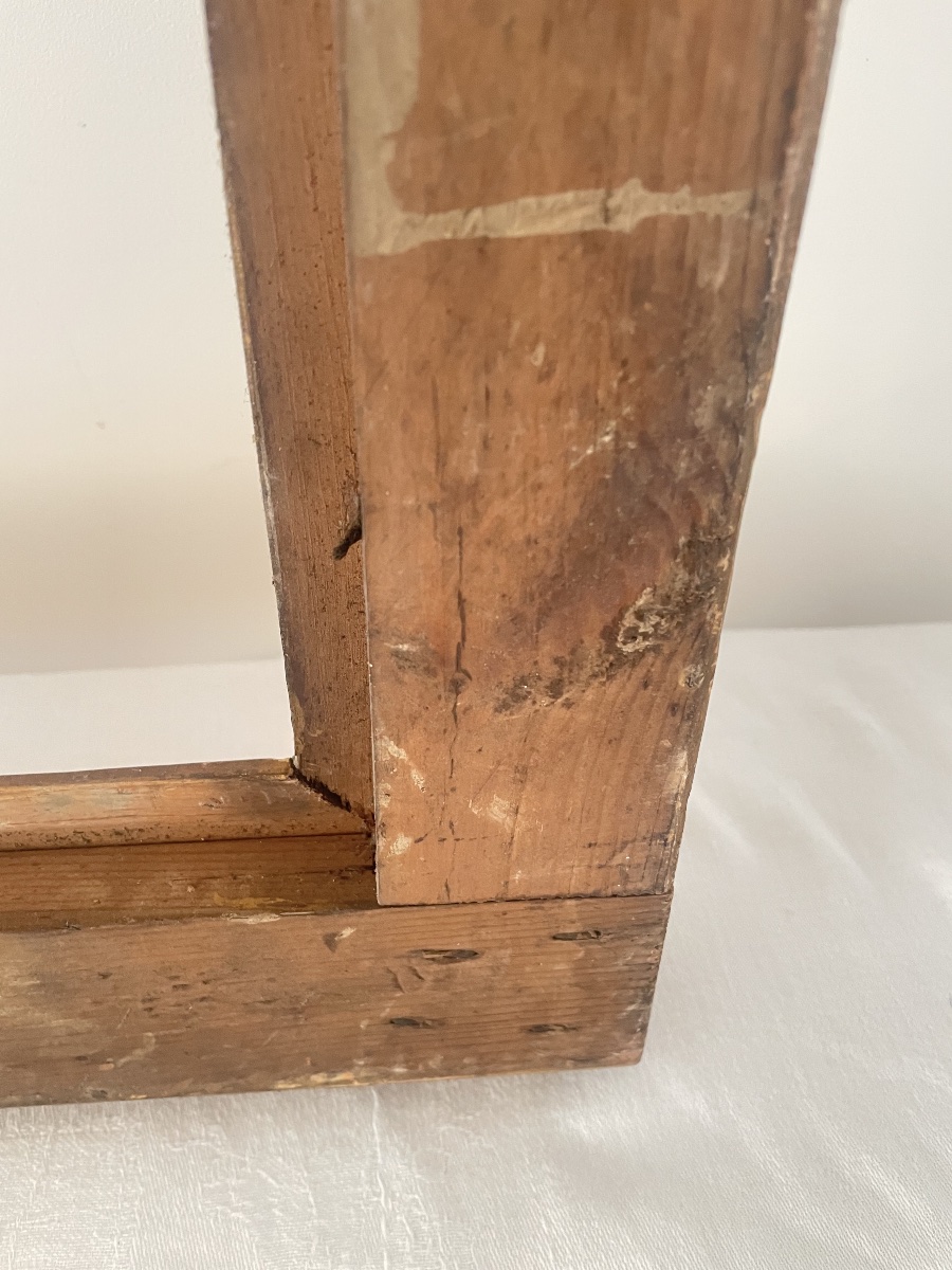 19th-century Gilded Wooden Frame -photo-4