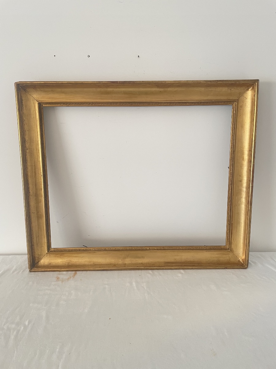 19th-century Gilded Wooden Frame 