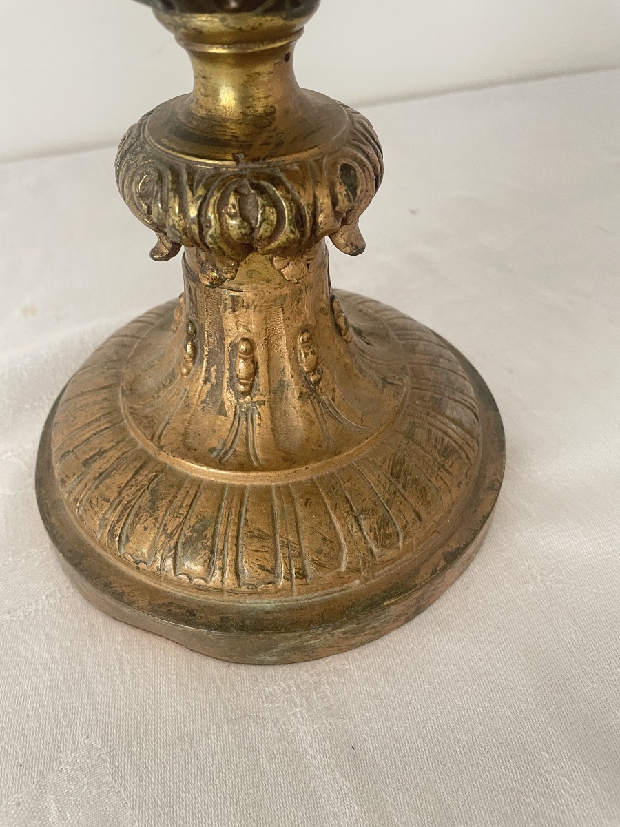 Pair Of Large 19th-century Bronze Ewers -photo-4