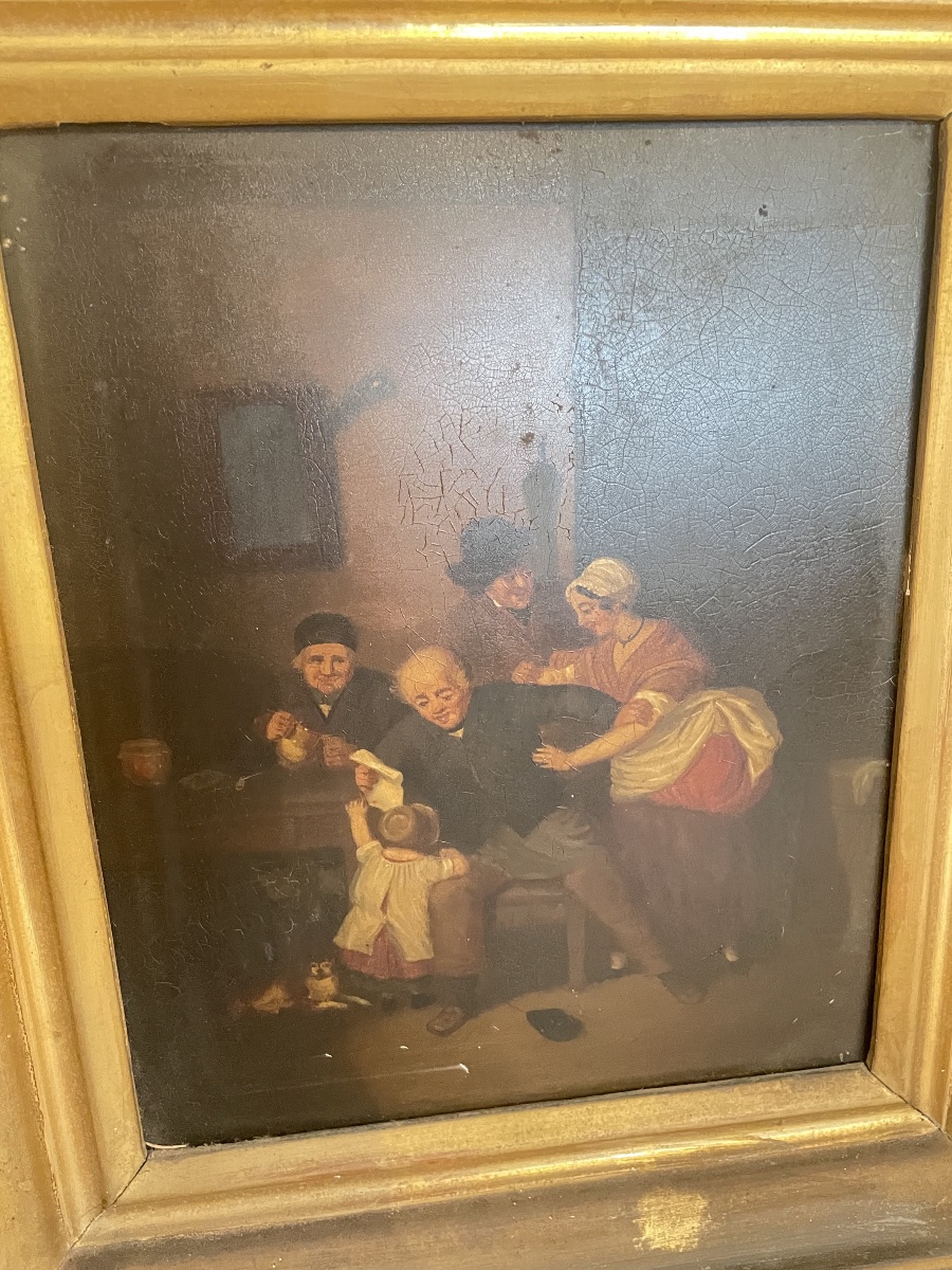 Pair Of 19th-century Oil-on-copper Paintings -photo-4