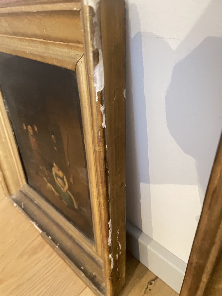 Pair Of 19th-century Oil-on-copper Paintings -photo-5