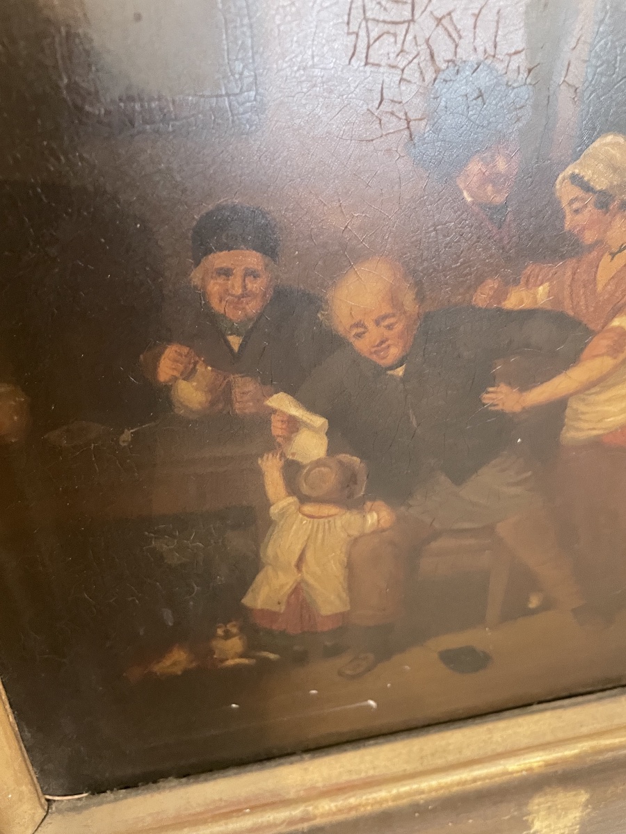 Pair Of 19th-century Oil-on-copper Paintings -photo-6