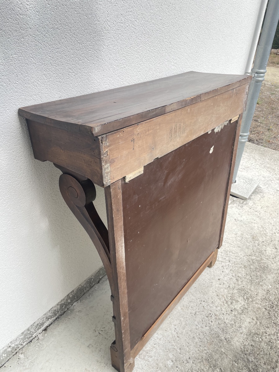 Console murale avec miroir XIX siècle -photo-2