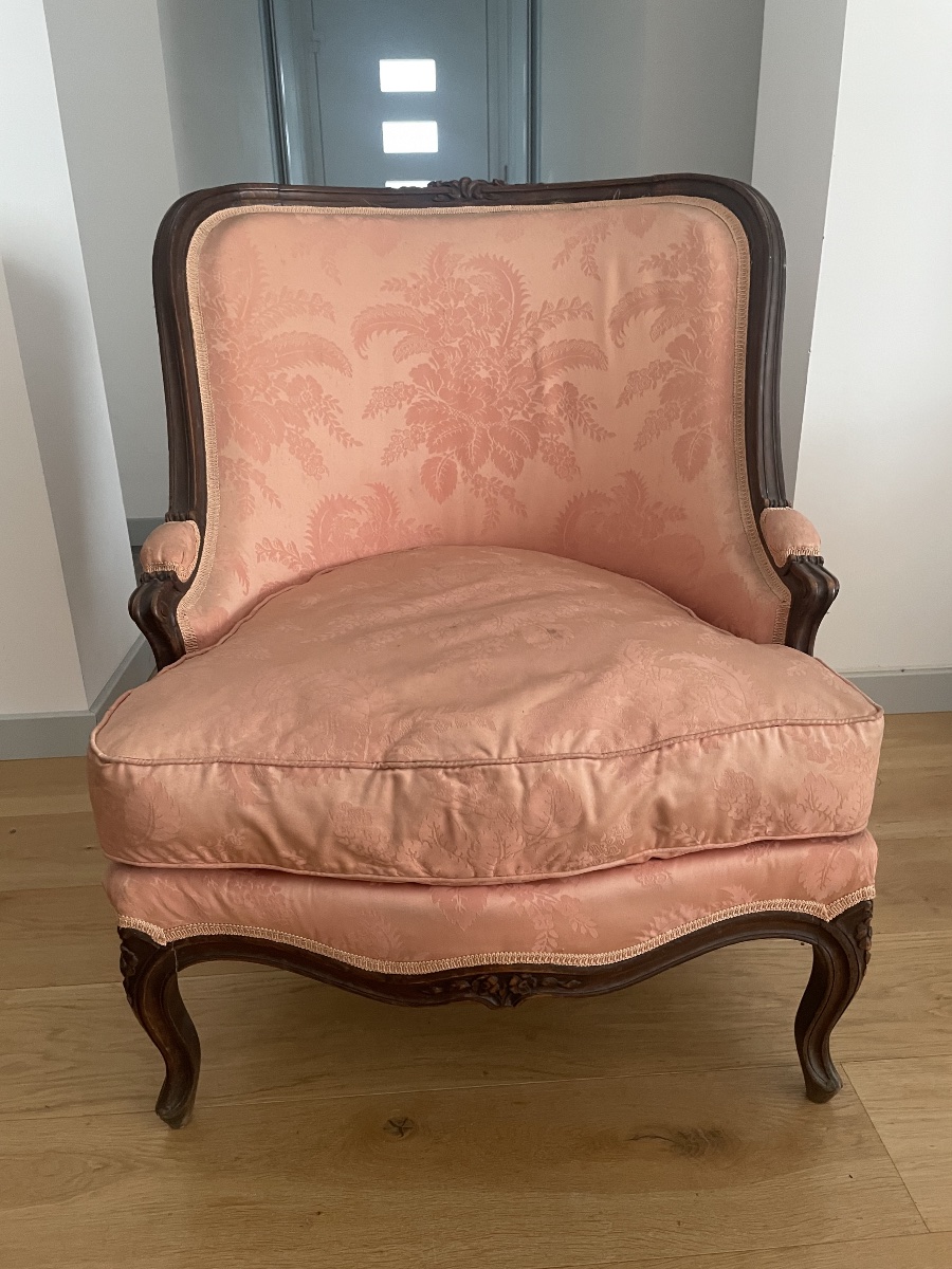 Large bergère Louis XV-photo-3