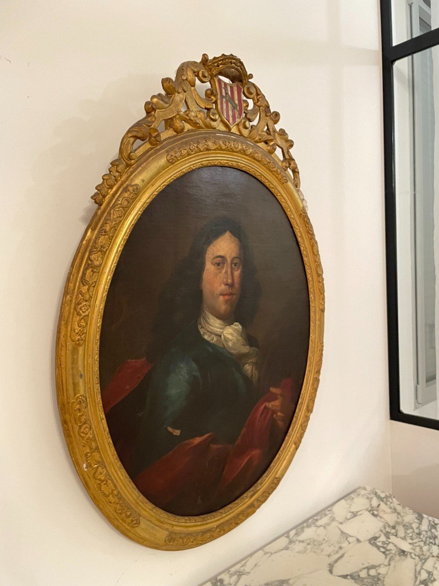 PORTRAIT D'HOMME D'EPOQUE XVIII SIECLE-photo-4
