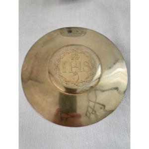 Patène En Argent Vermeil 114 Grammes