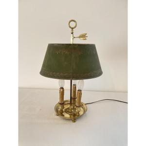 19th Century Bronze Hot Water Bottle Lamp