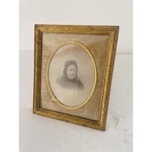 CADRE PHOTO DE STYLE LOUIS XVI EN LAITON
