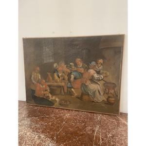 Scène d’Auberge XIX siècle 