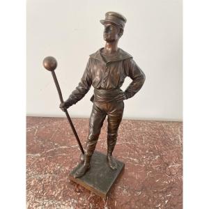 Drouot édouard (1859-1945) The Weightlifter