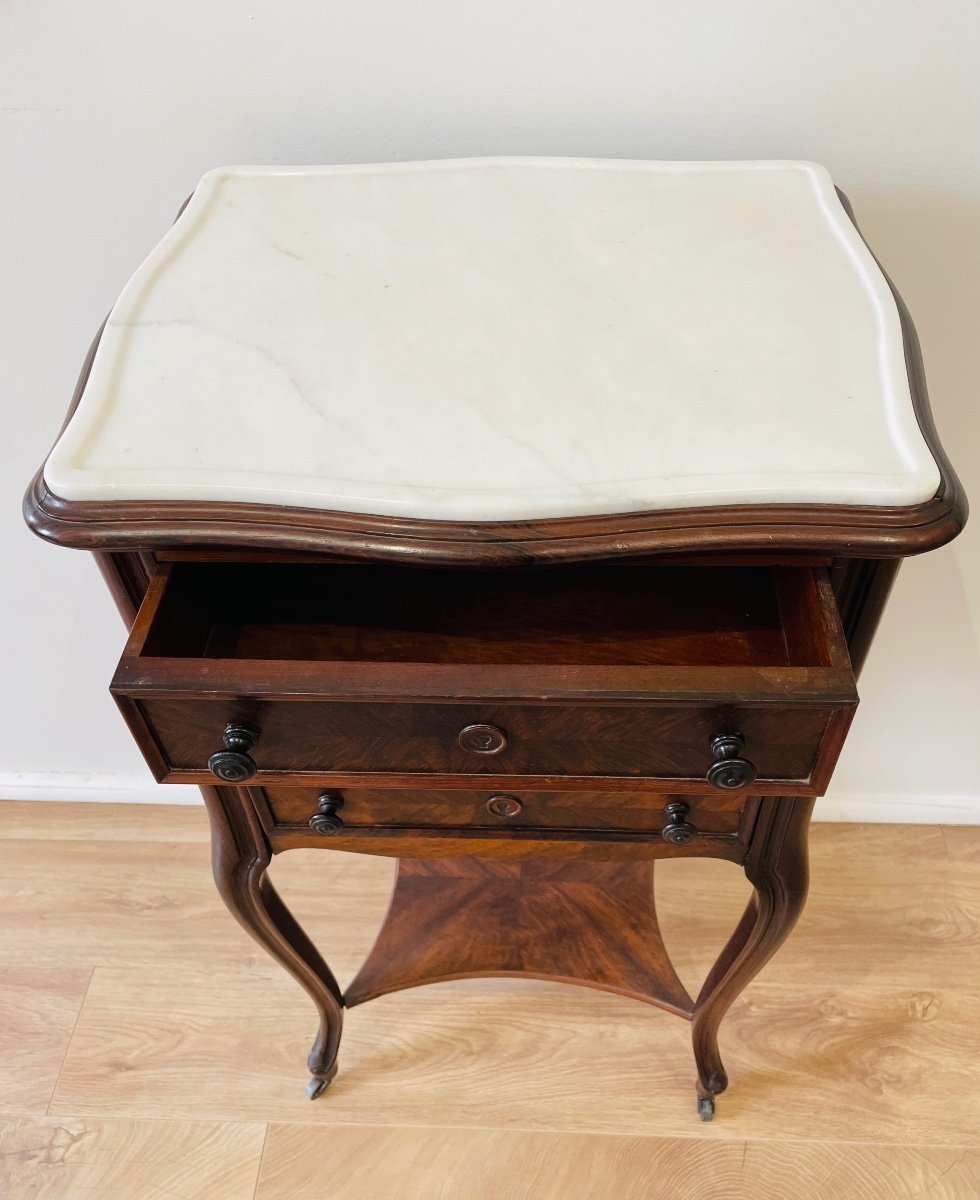 Table De Chevet De Style Louis XV Jeanselme fils-photo-4
