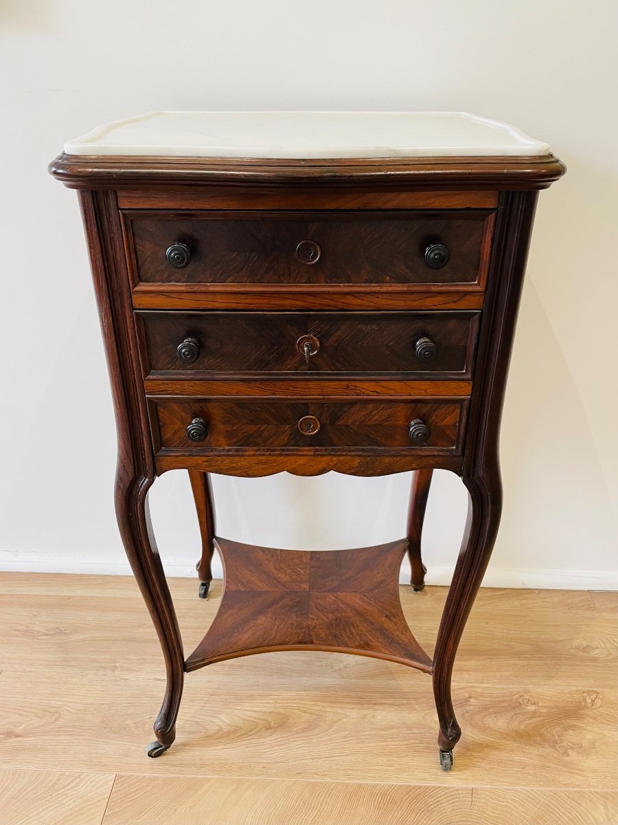Louis XV Style Bedside Table From The House 