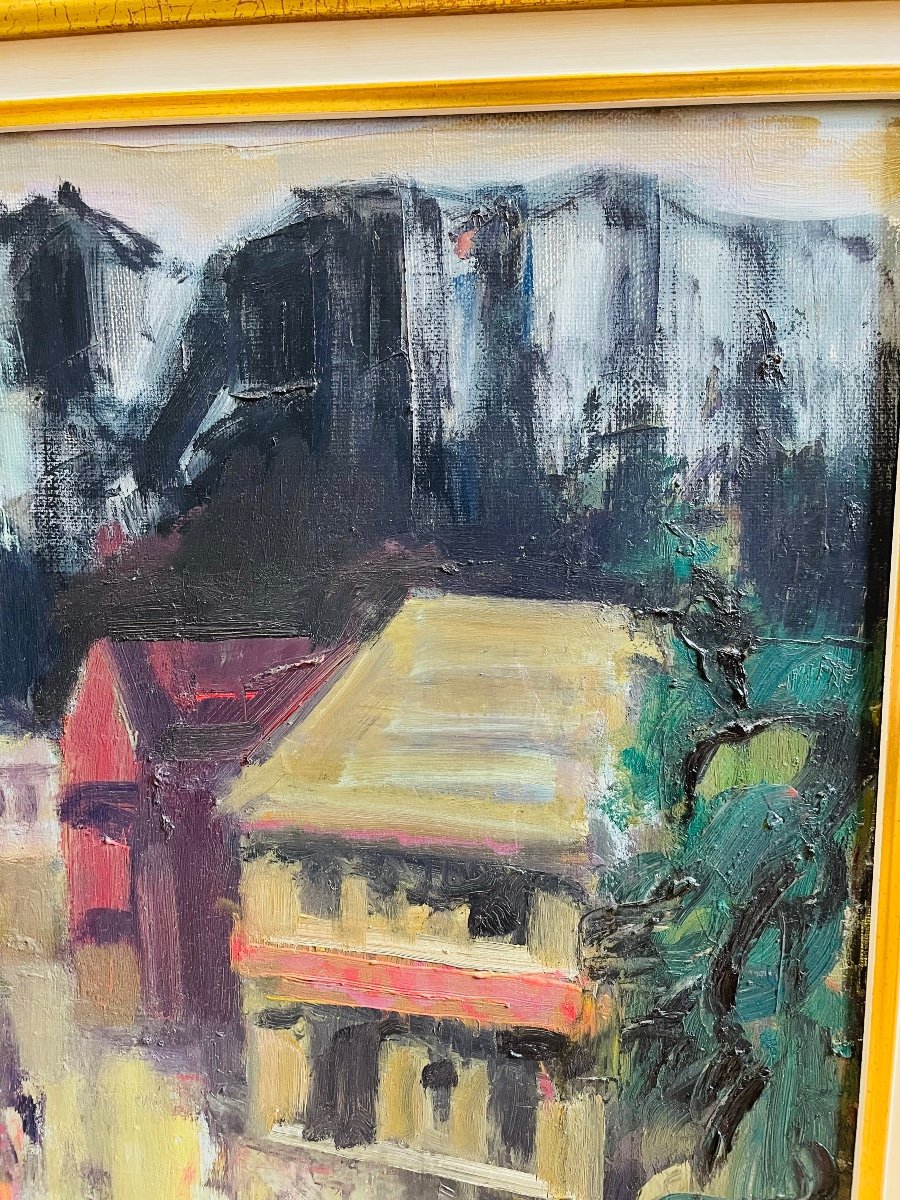 Haute-savoie Painting “abundance” Jean-albert Carlotti-photo-3