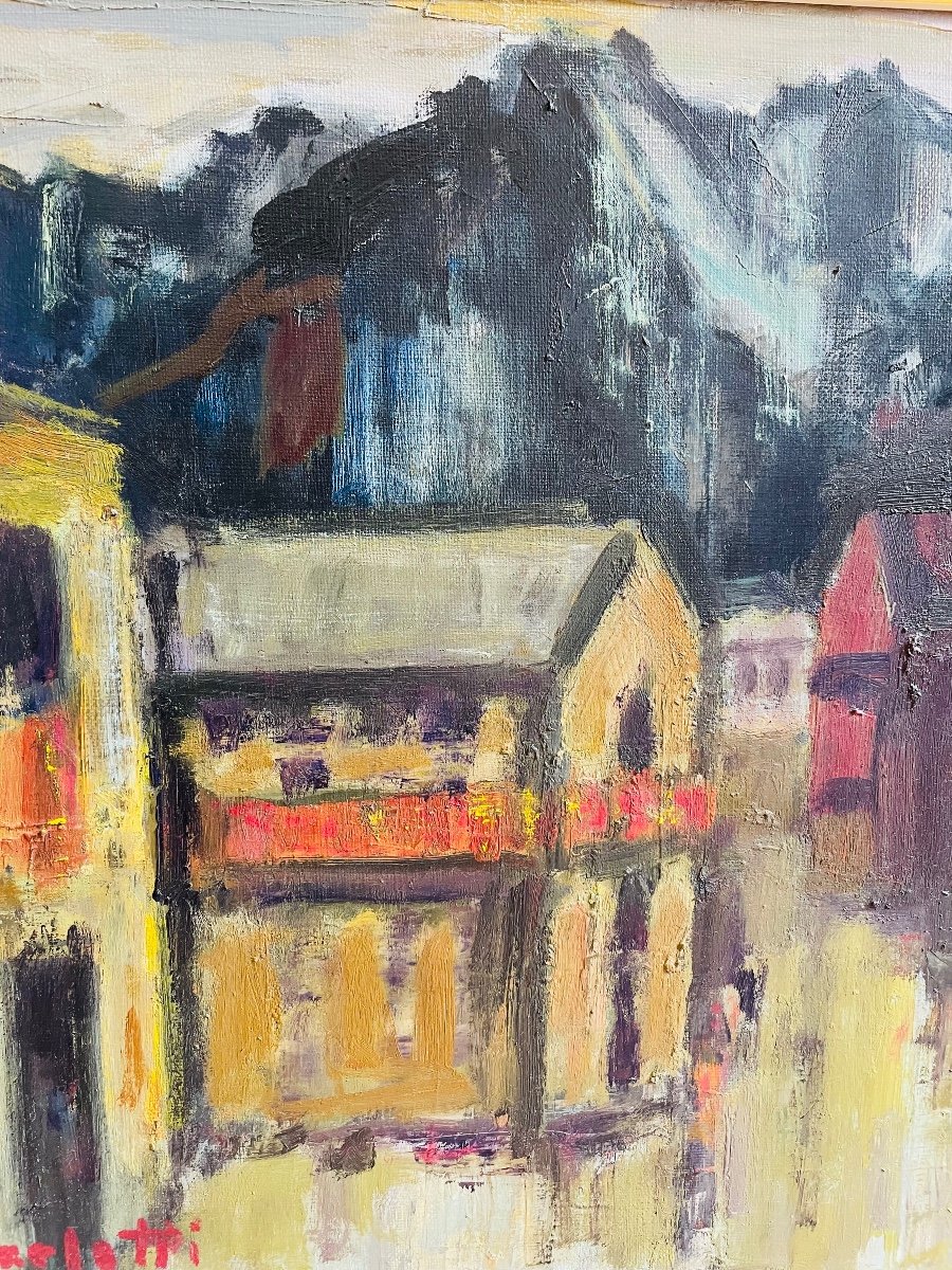 Haute-savoie Painting “abundance” Jean-albert Carlotti-photo-6
