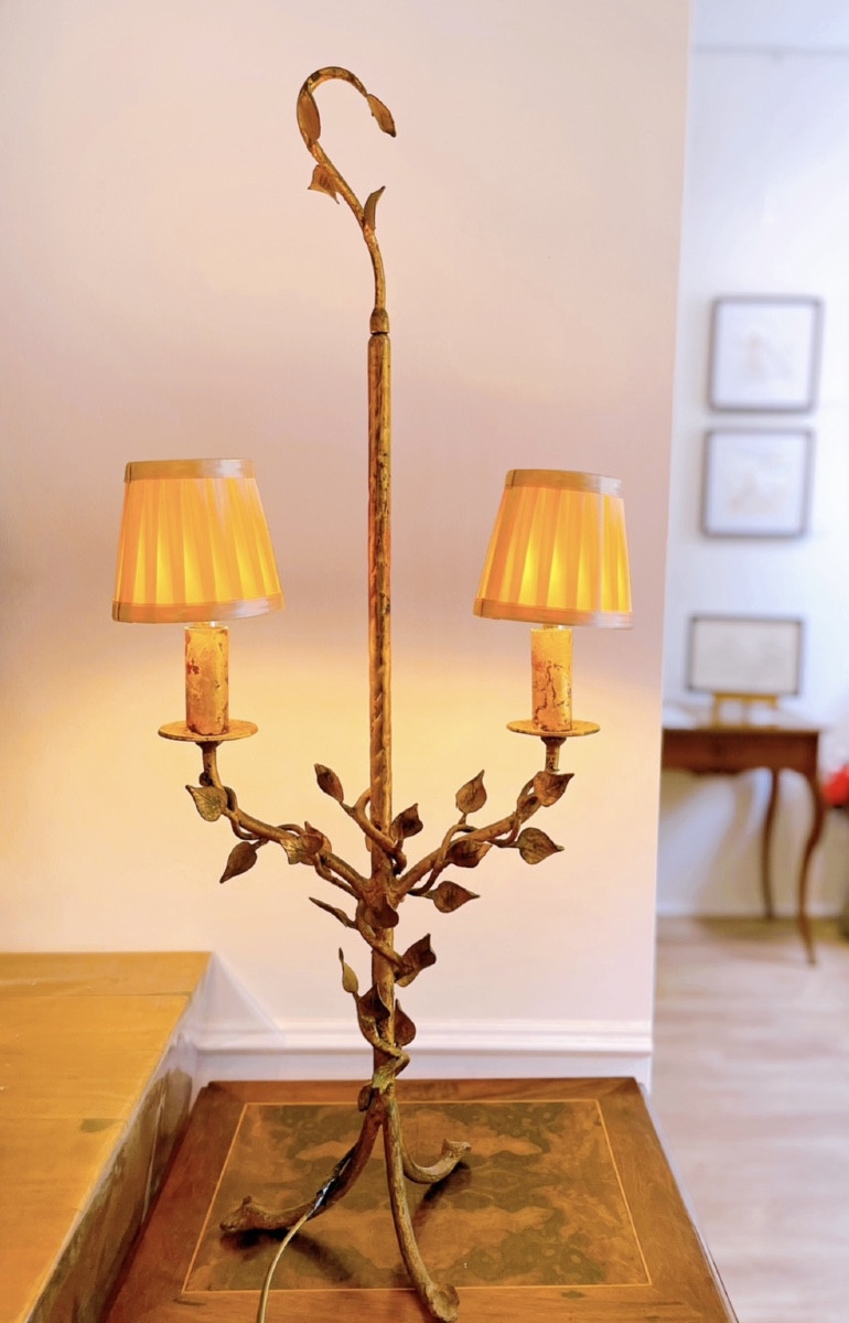 Table Lamp In Gilt Bronze 