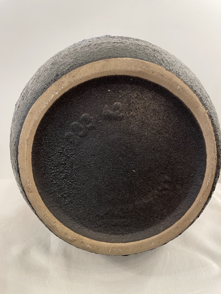 Vintage German Ceramic Vase Fat Lava -photo-2