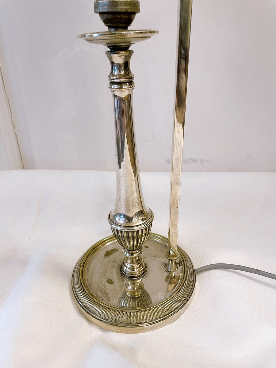 Silver Metal Desk Lamp -photo-3