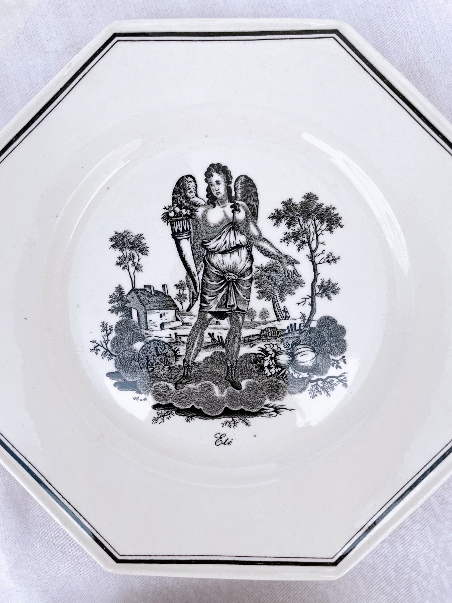 Set Of 4 Villeroy & Boch 4 Seasons Plates -photo-3