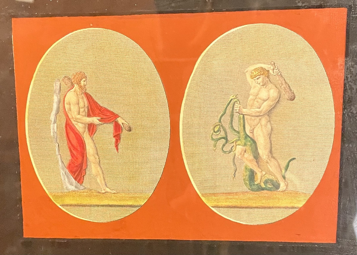 Series Of Tinted Prints Mythological Theme-photo-3