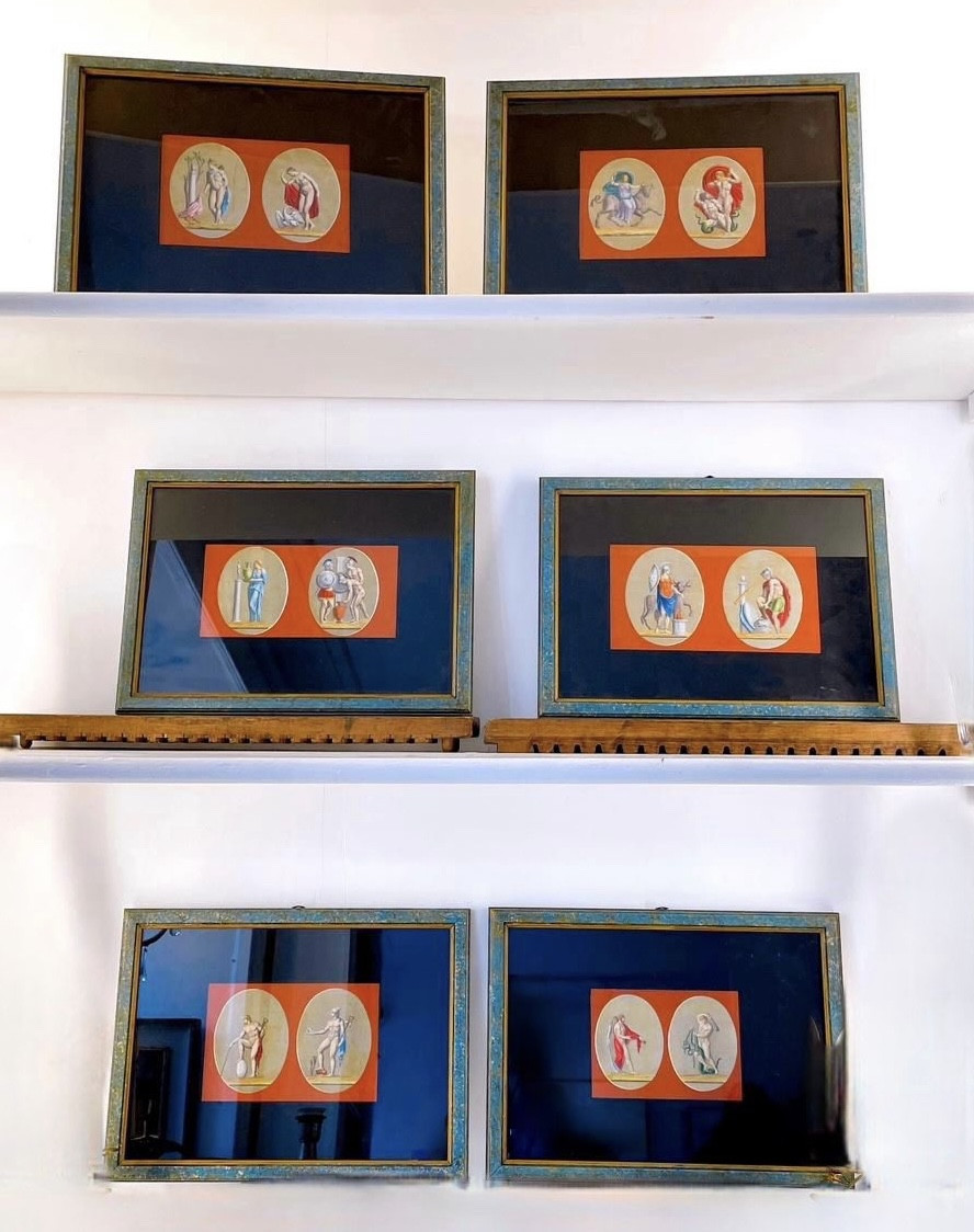 Series Of Tinted Prints Mythological Theme