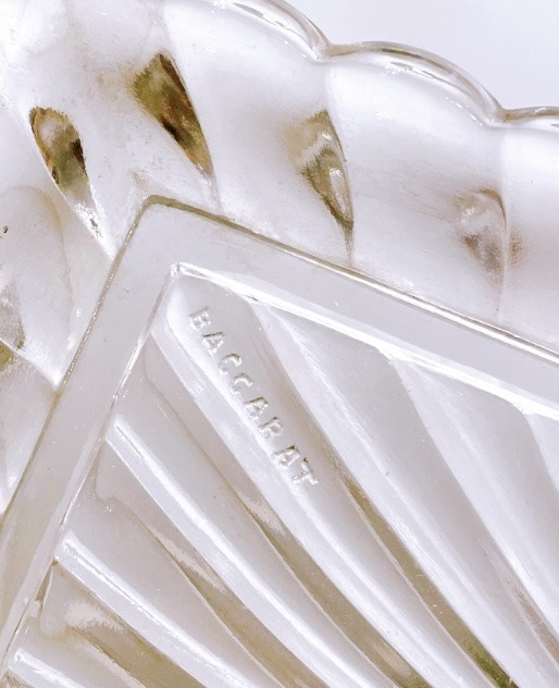 Pair Of Baccarat Crystal Trays-photo-1