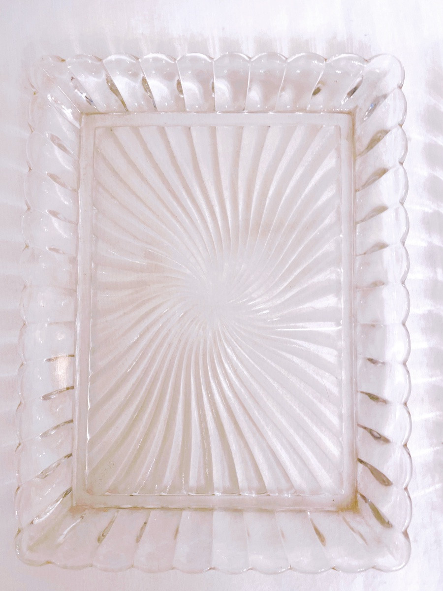 Plateau cristal de Baccarat