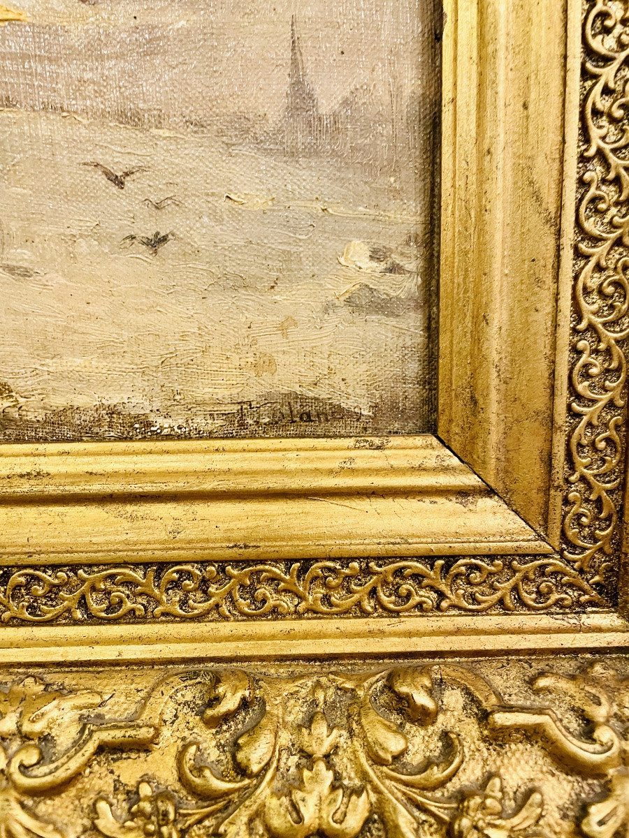 Landscape Painting, Late 19th Century-photo-3