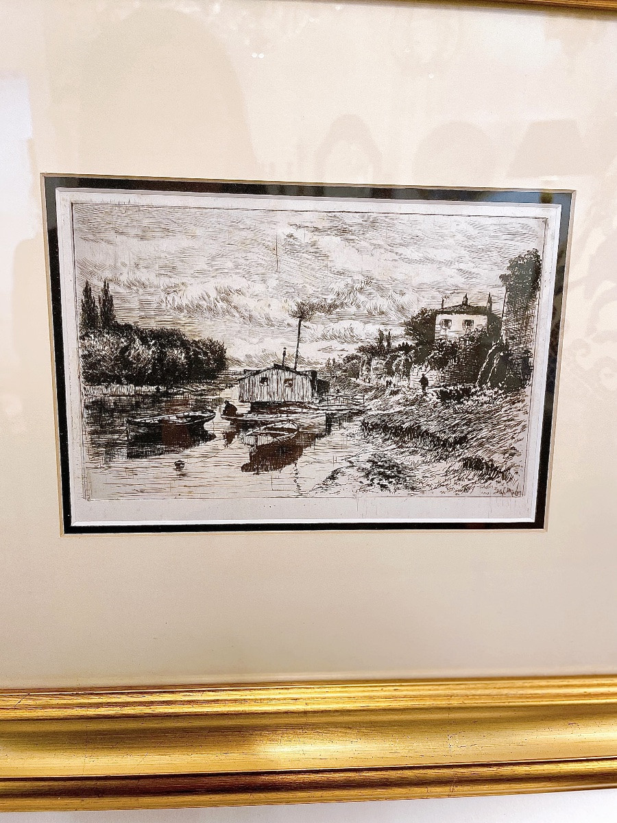 2 Gravures à l’eau forte de Joannes Drevet-photo-2