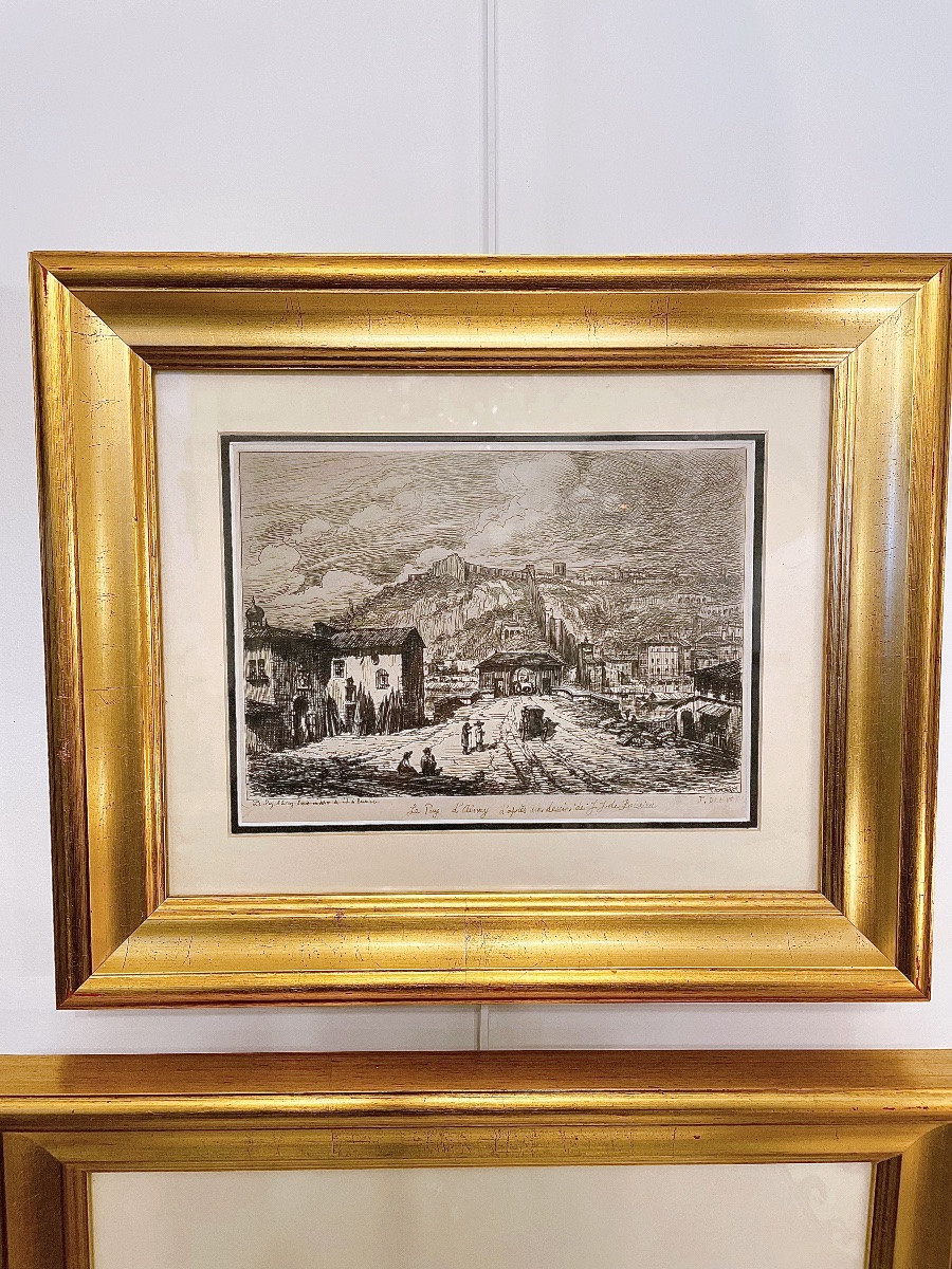 2 Gravures à l’eau forte de Joannes Drevet-photo-4