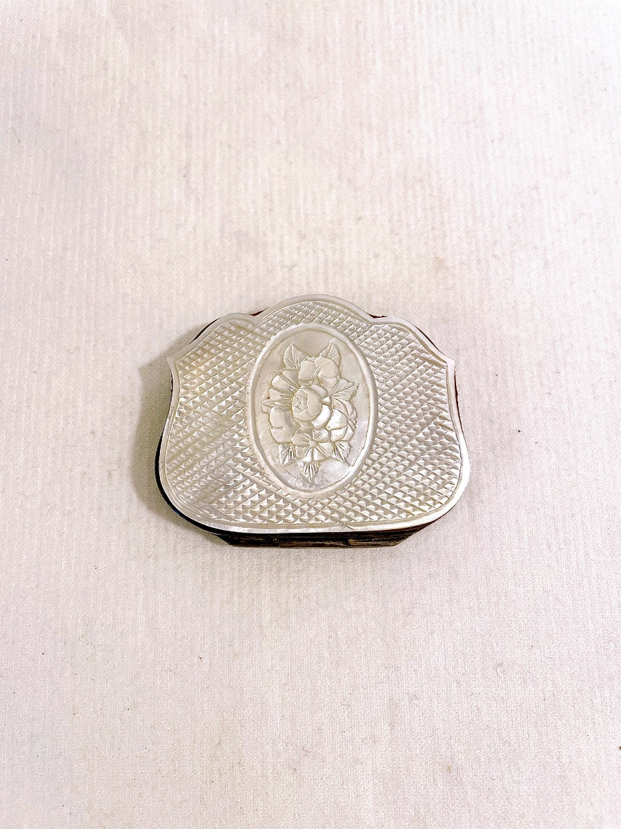 Small Mother-of-pearl Coin Purse From The Napoleon III Era -photo-4