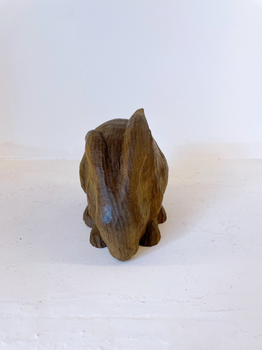 Lapin de bois Yokoyama Hakutei Japon -photo-3