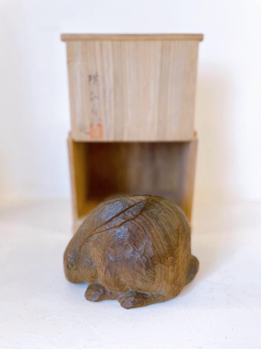 Lapin de bois Yokoyama Hakutei Japon -photo-4