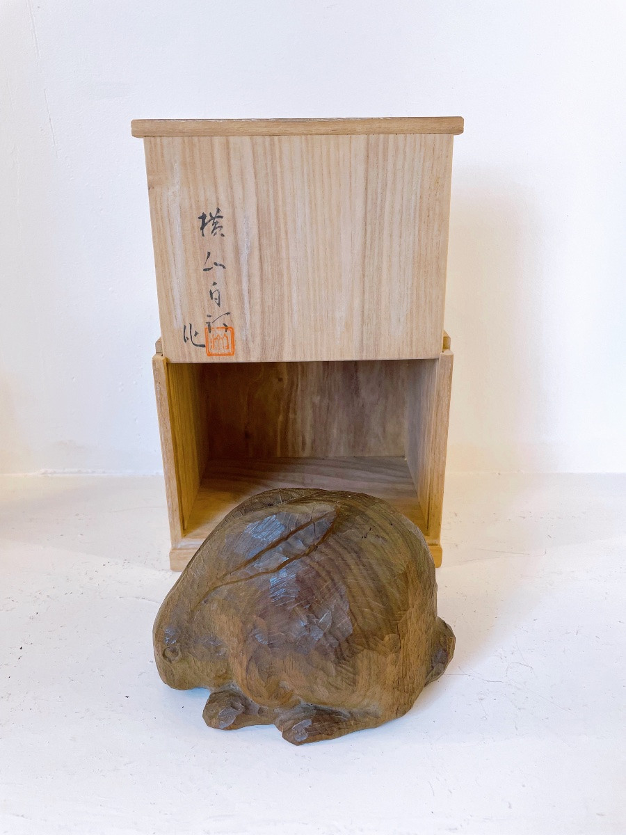 Lapin de bois Yokoyama Hakutei Japon -photo-5